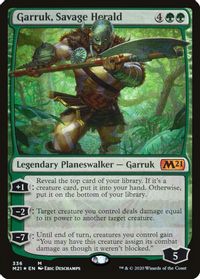 Magic The Gathering: From the Vault: Transform Garruk Spietato / Garruk,  Maledetto dal Velo Garruk Relentless / Garruk, the Veil-Cursed