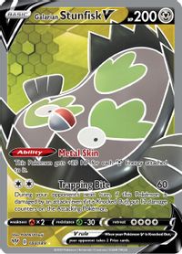 Galarian Stunfisk V (Full Art)