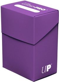 ULTRA PRO Deck Box Gaming Trading Cards Storage Solid Purple NEW 