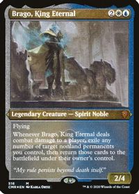 Bruse Tarl Boorish Herder 517 Etched Foil Near Mint Commander Legends 