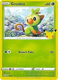 Snivy - 5/25 - McDonald's 25th Anniversary Promos - Pokemon