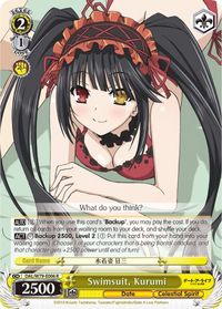 KURUMI TOKISAKI Date a Live 4 in. Bi Fold Wallet (Anime Credit Card  Billfold)