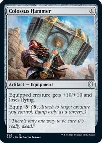 Puresteel Paladin Commander Masters Collectors, Magic