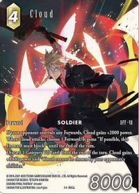 Cloud (Full Art) - Opus XIV: Crystal Abyss - Final Fantasy TCG