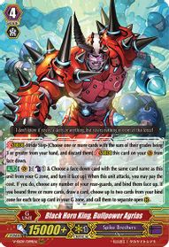 Linsey G-BT13/023EN RR  Spike Brothers Cardfight Vanguard Dudley Cheers 