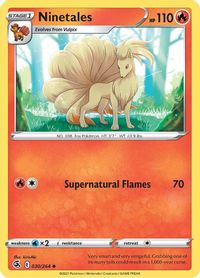 Vulpix 029/264 Fusion Strike NM Common Pokemon Card Near Mint