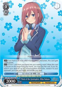 Eldest of the Quintuplets, Ichika Nakano (5HY/W83-TE04S SR) [The Quint