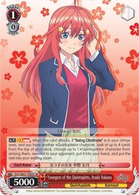 Eldest of the Quintuplets, Ichika Nakano (5HY/W83-TE04S SR) [The Quint