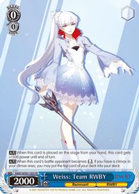 Weiss: Team RWBY (Alternate Art) - RWBY - Weiss Schwarz