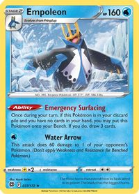 Pokemon TCG - Rare Empoleon Lv. X Diamond & Pearl Holographic Card