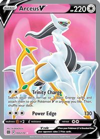 Carte Pokémon ARCEUS-VSTAR Gold Secrète - 184/172 - PV280