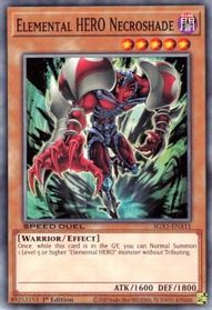 Yugioh Elemental Hero Necroid Shaman EOJ-EN036 Common 3X NM/MINT Unlimited 
