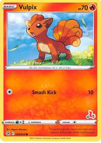 Vulpix - 029/264 (#18 Cinderace Stamped)
