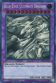 Blue-Eyes White Dragon (Ghost Rare) - Ghosts From the Past: The 