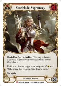 Singing Steelblade - Welcome to Rathe - Flesh and Blood TCG