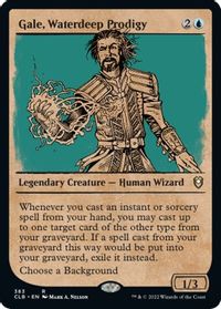 Magic The Gathering Trading Card Game Commander Legends Dungeons Dragons  Battle For Baldurs Gate Single Card Rare Dynaheir, Invoker Adept 273 FOIL -  ToyWiz