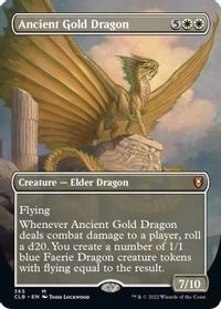 Ancient Brass Dragon Art Card (2/81) Printings, Prices, and Variations - mtg