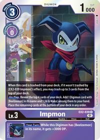 Impmon - BT2-068 (Alternate Art) - Starter Deck 14: Beelzemon 