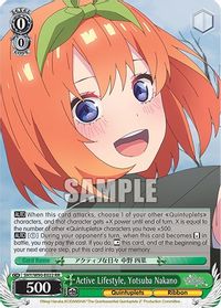 Sparkling Smile, Yotsuba Nakano (5HY/W83-E031SP SP) [The Quintessentia