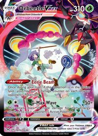 Gold Rainbow Gardevoir Vmax Pokemon Card Champions Path 76/73 