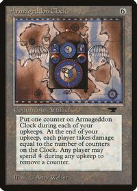 Armageddon Clock - Antiquities - Magic: The Gathering