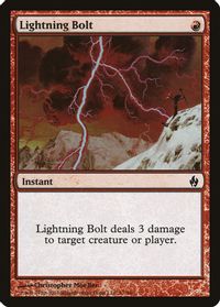 Magic The Gathering: Premium Deck: Fire and Lightning Lavamante Spietato  Grim Lavamancer