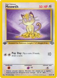 Pokemon Pikachu 60/64 Jungle Edition Unlimited, 1999, Card, TCG
