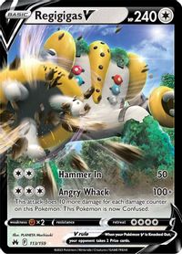 Pokémon TCG Regigigas VSTAR Crown Zenith: Galarian Gallery GG55