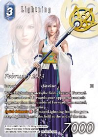 Lightning (October 2023) - FF: Promo Cards - Final Fantasy TCG