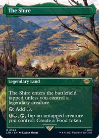 MTG Minas Tirith *BORDERLESS FOIL* The Lord of the Rings 420 Pack Fresh