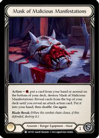 Mask of Shifting Perspectives - Outsiders - Flesh and Blood TCG