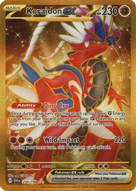 Miraidon EX Gold SR Pokemon Scarlet & Violet 253/198 ENGLISH NM/Mint