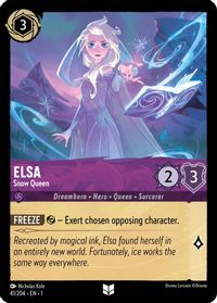 41/204 FOIL ️ Elsa, Snow Queen | Disney Lorcana Card FR (2023)