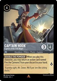 Captain Hook - Thinking a Happy Thought - The First Chapter - Disney Lorcana