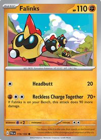 Carta Pokémon Falinks V Full Art Rixa Rebelde