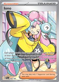 Iono - 269/193 - SV02: Paldea Evolved - Pokemon