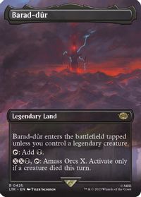 1x Minas Tirith (0341) (Borderless): MTG LOTR