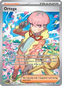 Pokemon TCG Poppy 220/197 SV3 Obsidian Flames Full Art Trainer NM