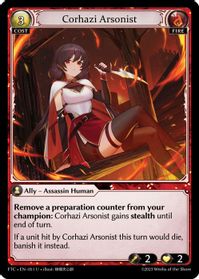 Corhazi Courier - Dawn of Ashes 1st Edition - Grand Archive TCG
