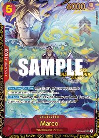 Borsalino Championship 2023 One Piece Promotion Cards One