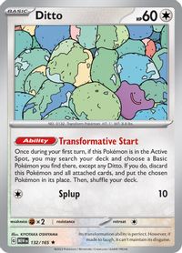 Sale] Swirl Ditto No.132 - Pokemon TCG Japanese