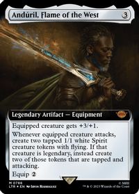 Shards of Narsil - Thorn of Amethyst (Surge Foil) - Commander: The