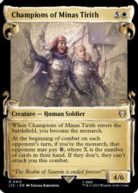 MTG Minas Tirith (0341) Borderless The Lord of the Rings MTG Card