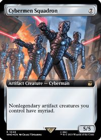 Cyberman Patrol (Showcase) (Surge Foil) - Universes Beyond: Doctor