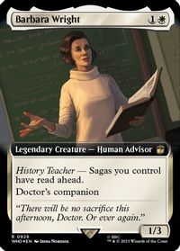 MTG The First Doctor ( Showcase Surge Foil ) Universes Beyond: Dr