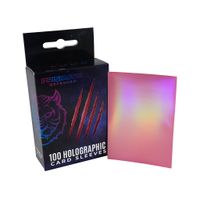 Prismatic Defender Card Sleeves - Holographic Sleeves - Purple / Starfield  (100-Pack) - Prismatic Defender Card Sleeves - Card Sleeves