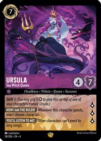 Diablo - Devoted Herald - Ursula's Return - Disney Lorcana