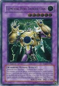 Elemental Hero Wildedge (UTR) - Elemental Energy - YuGiOh