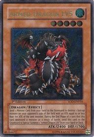 Yugioh! Horus the Black Flame Dragon LV8 ITALIAN Ultimate Rare 1st