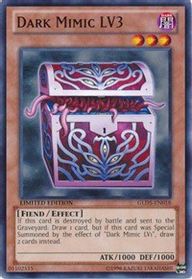 2004 YuGiOh Soul of Duelist DARK MIMIC LV3